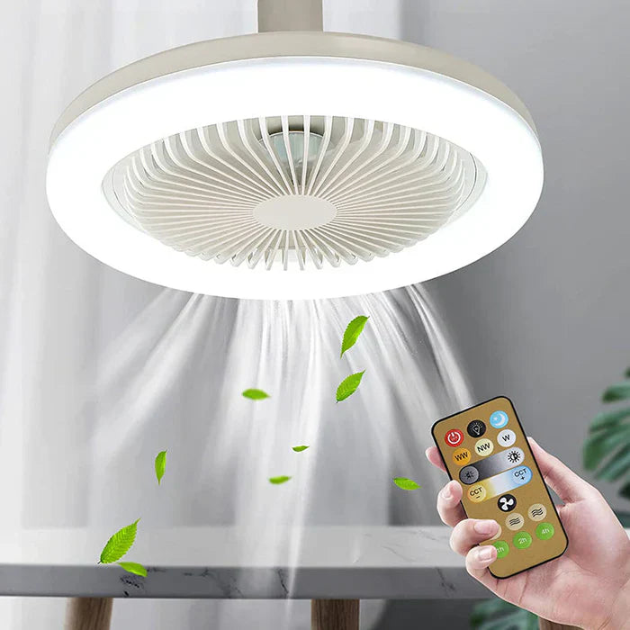 Loftventilator med lys - CoolLight