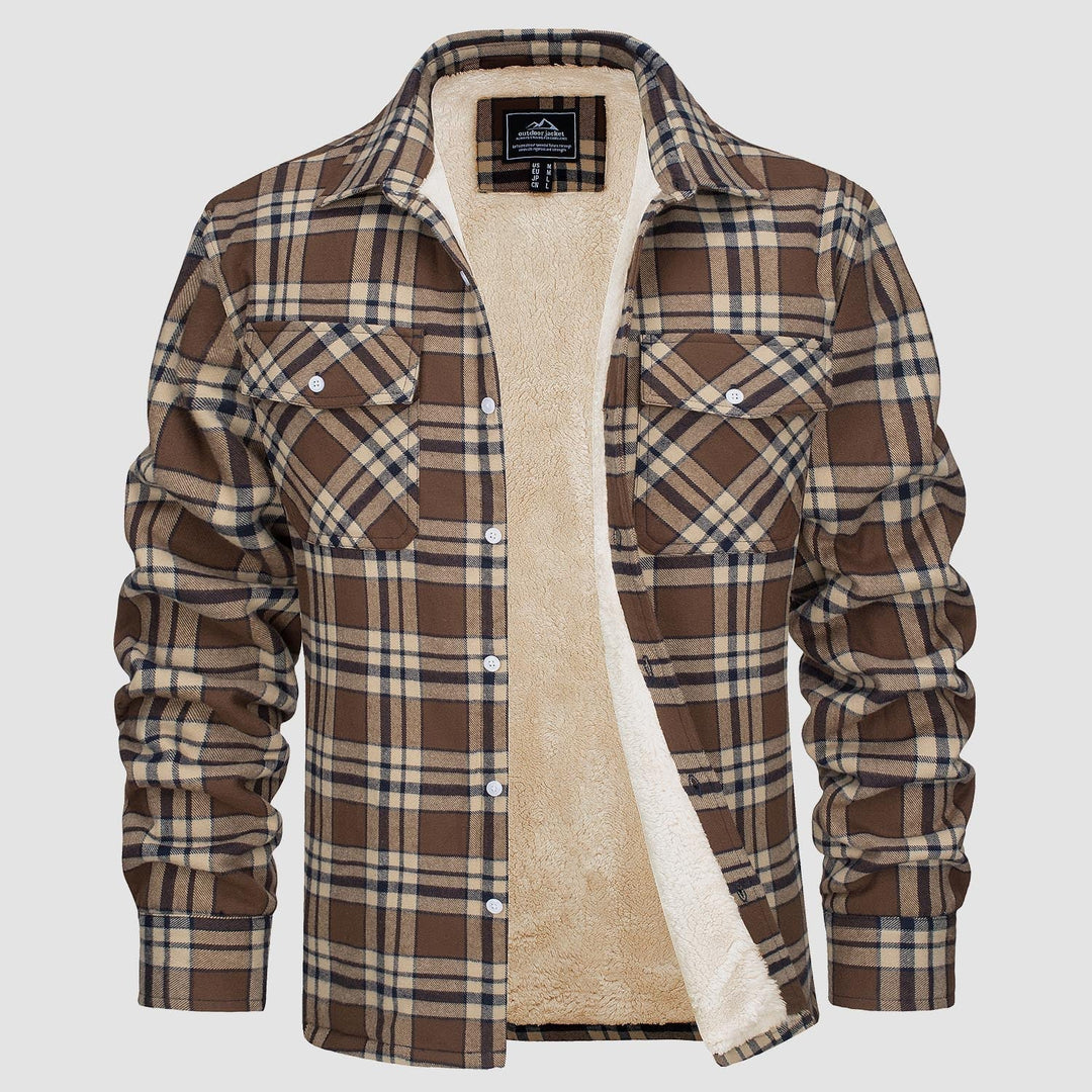 Komfortabel fleece-skjorte - Ruben