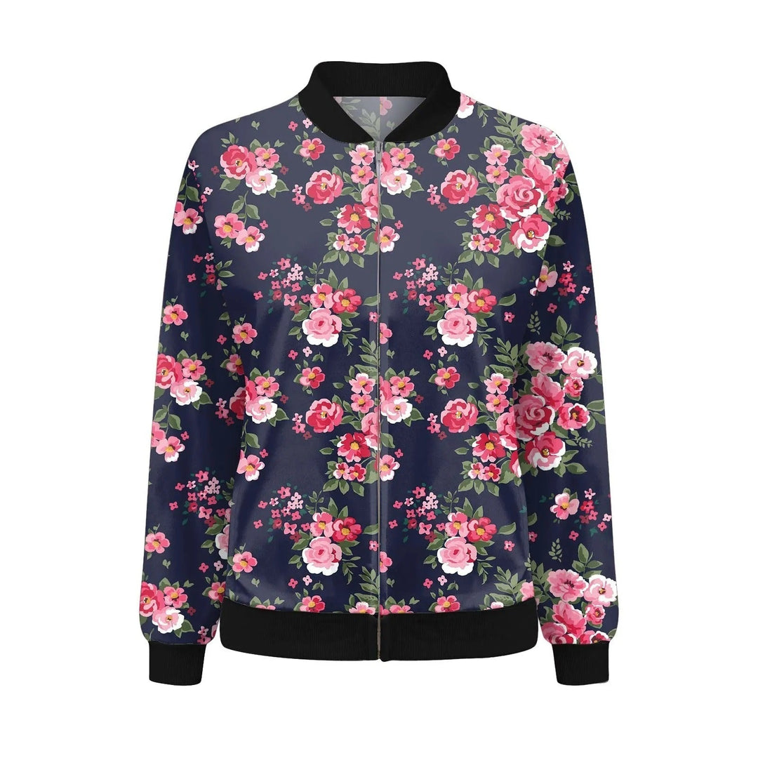 Dame-sommerjakke med fint blomsterprint – Fiora