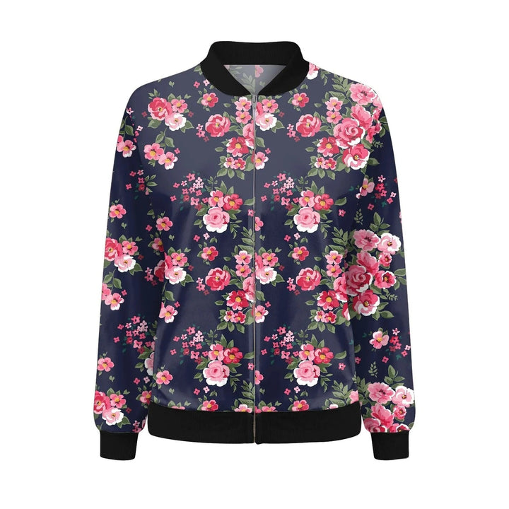 Dame-sommerjakke med fint blomsterprint – Fiora