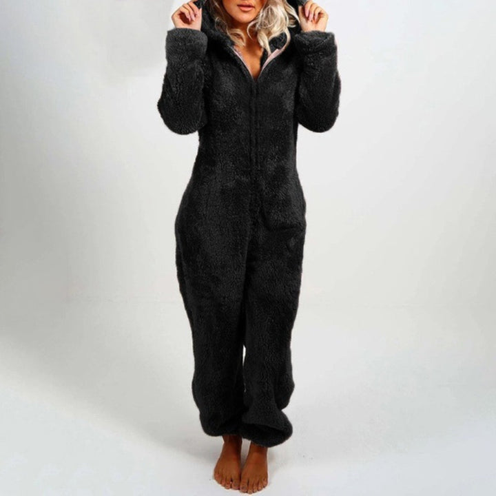 Behagelig plys-onesie til damer - Harper