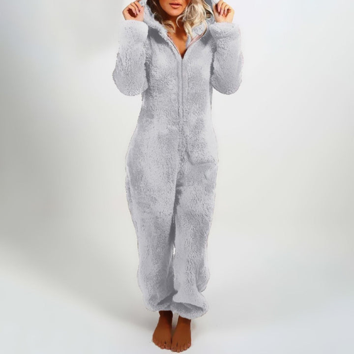 Behagelig plys-onesie til damer - Harper