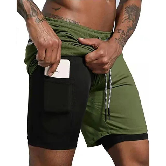 Løbershorts til herrer med dobbelt lag – Milan