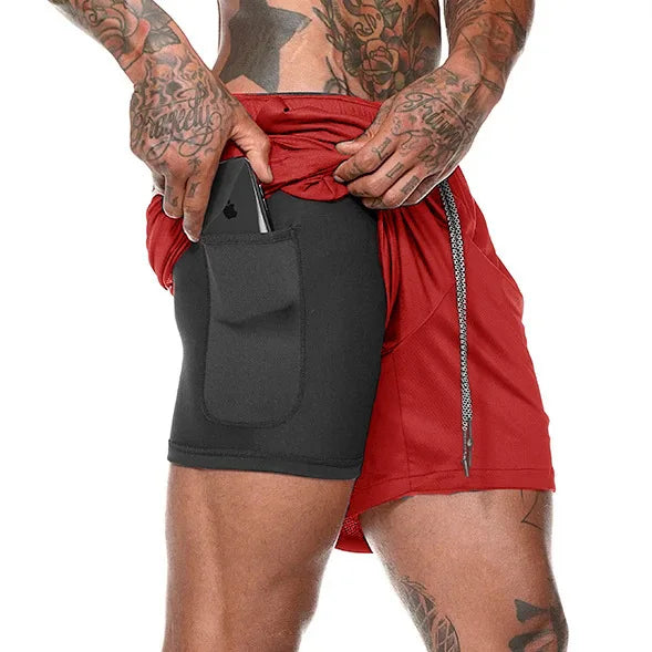 Løbershorts til herrer med dobbelt lag – Milan