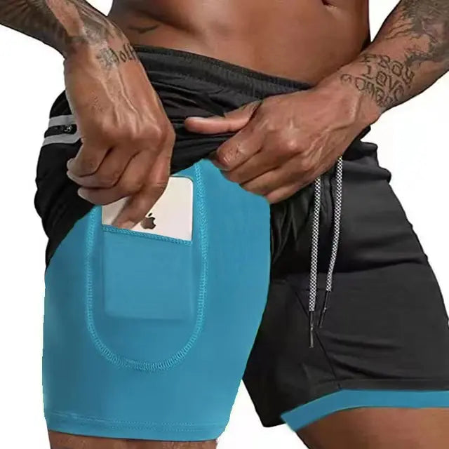 Løbershorts til herrer med dobbelt lag – Milan