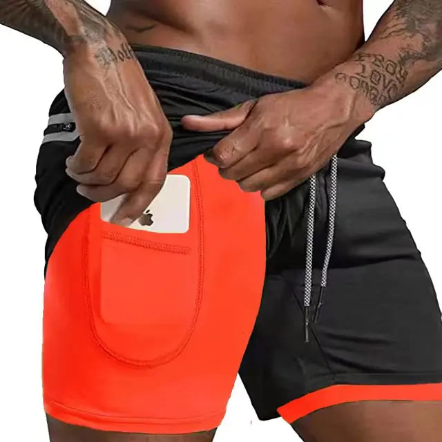 Løbershorts til herrer med dobbelt lag – Milan