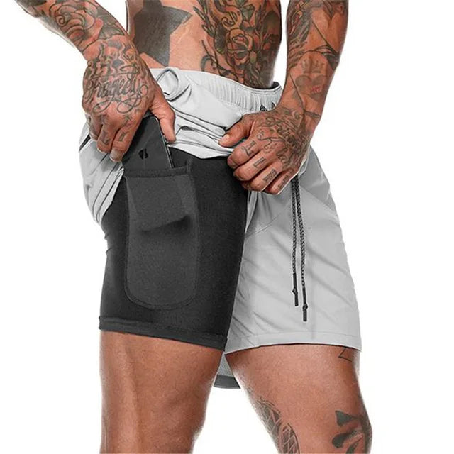 Løbershorts til herrer med dobbelt lag – Milan