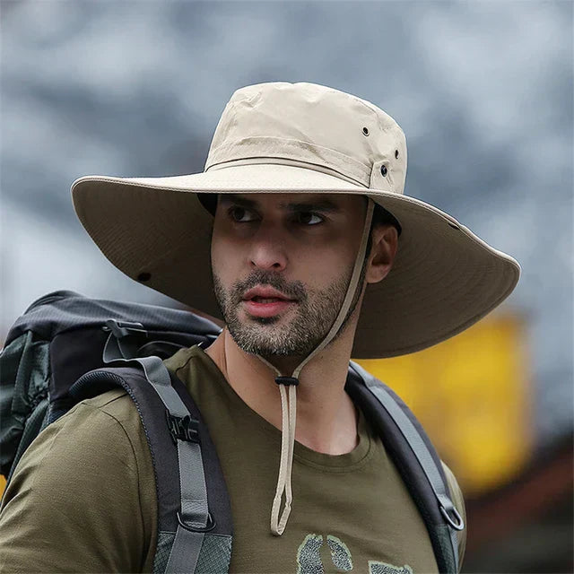 Udendørs sommerhat med hagerem og vandafvisende stof – Ranger