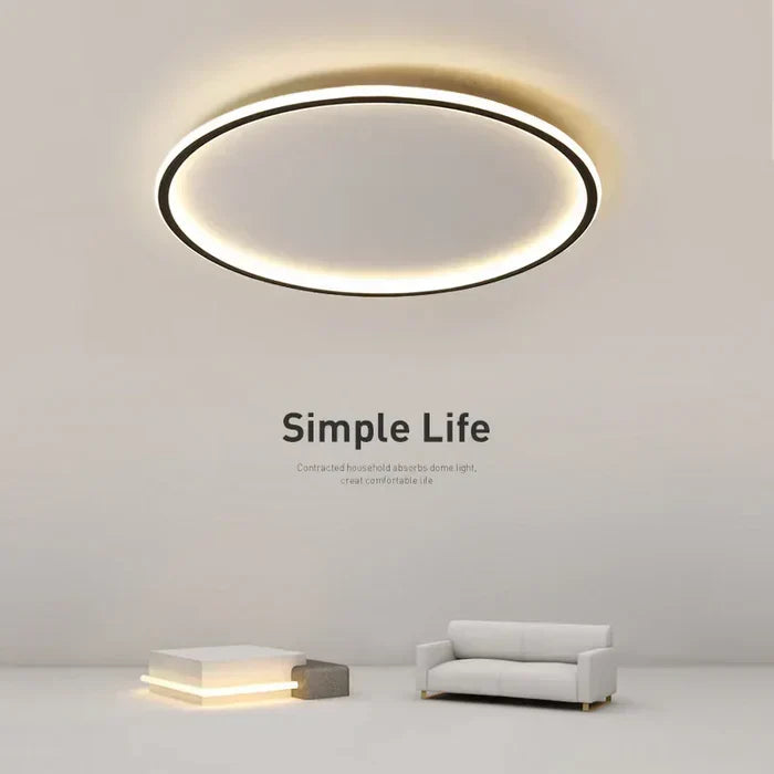 Skandinavisk rund loftlampe - AuroraSphere