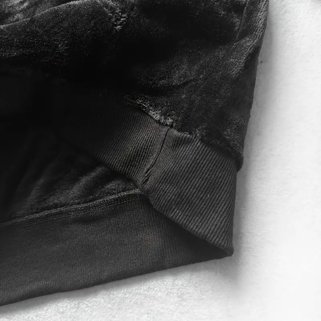Herre hoodie foret med pels & hætte – Emil