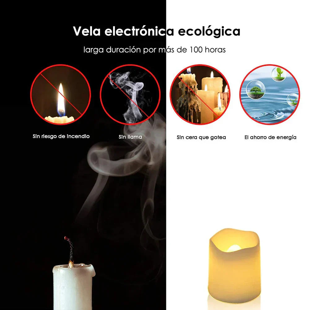 Flammefri LED-lys til en hyggelig stemning - Lumos