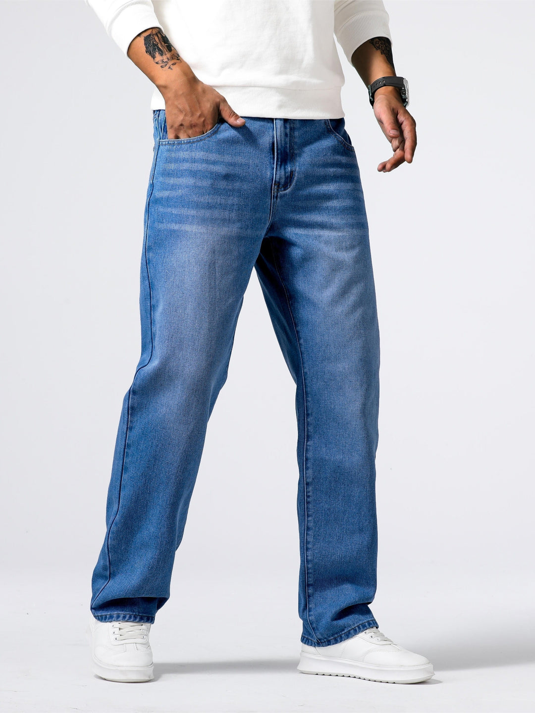 Relaxed Fit Regular Herrejeans - Lucas