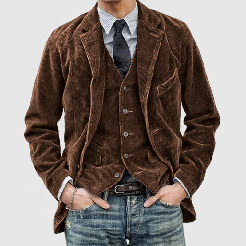 Vintage Herreblazer og Vestsæt - Alexander