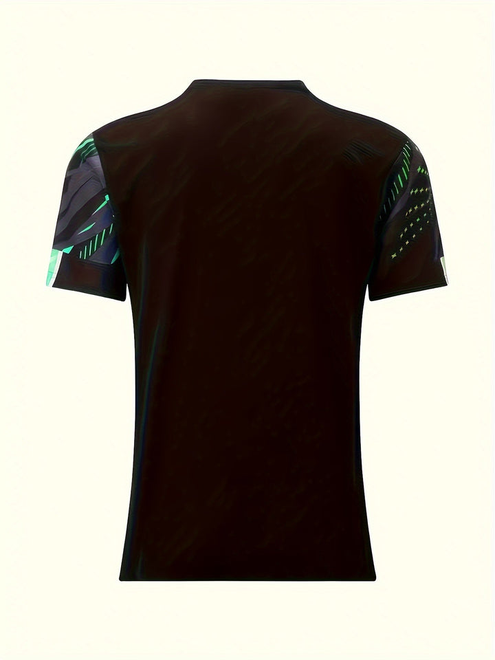 Kortærmet t-shirt med stribet mønster, sommerlook til herrer - Timo