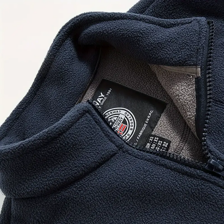 Herren fleece udendørs vest – Foret med ståkrave – Kaspar