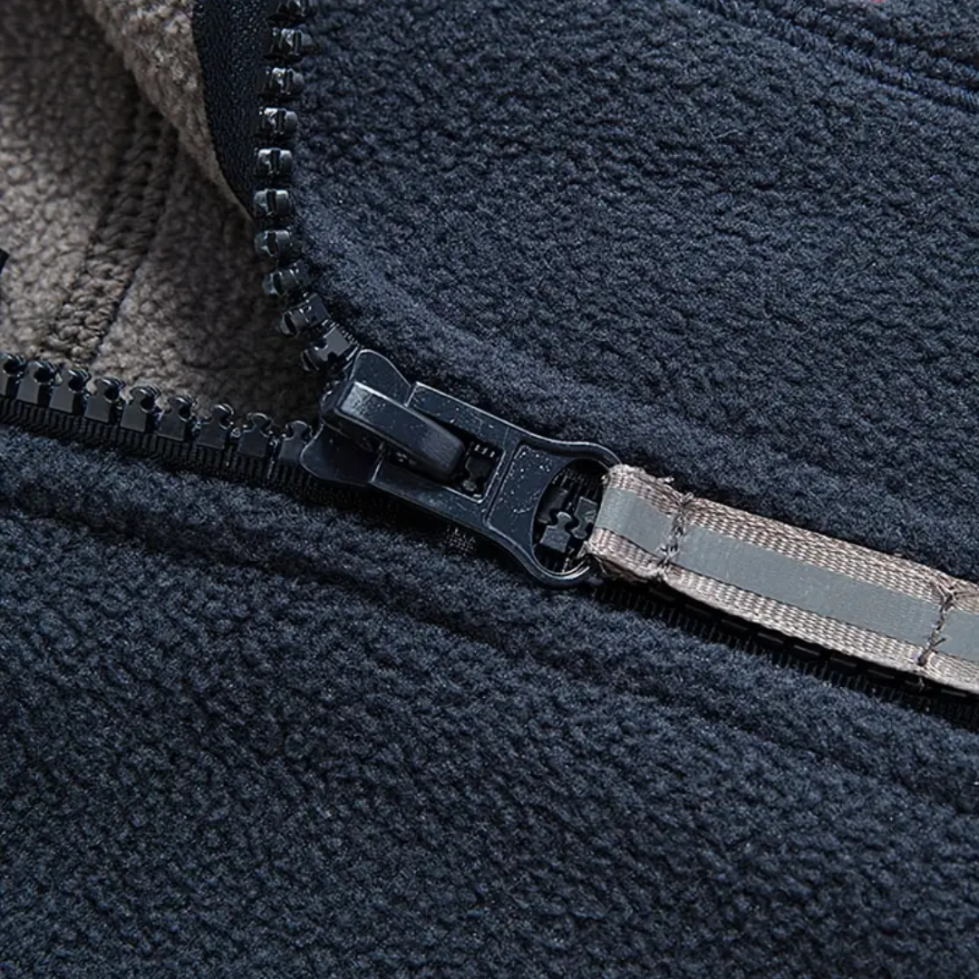 Herren fleece udendørs vest – Foret med ståkrave – Kaspar