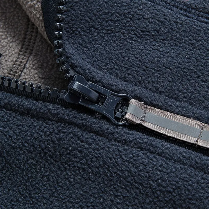 Herren fleece udendørs vest – Foret med ståkrave – Kaspar