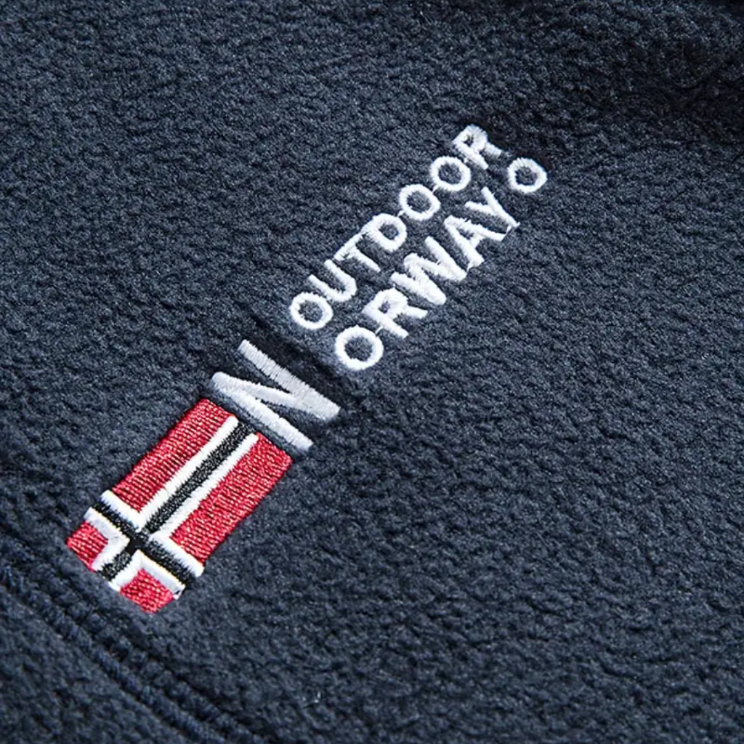 Herren fleece udendørs vest – Foret med ståkrave – Kaspar