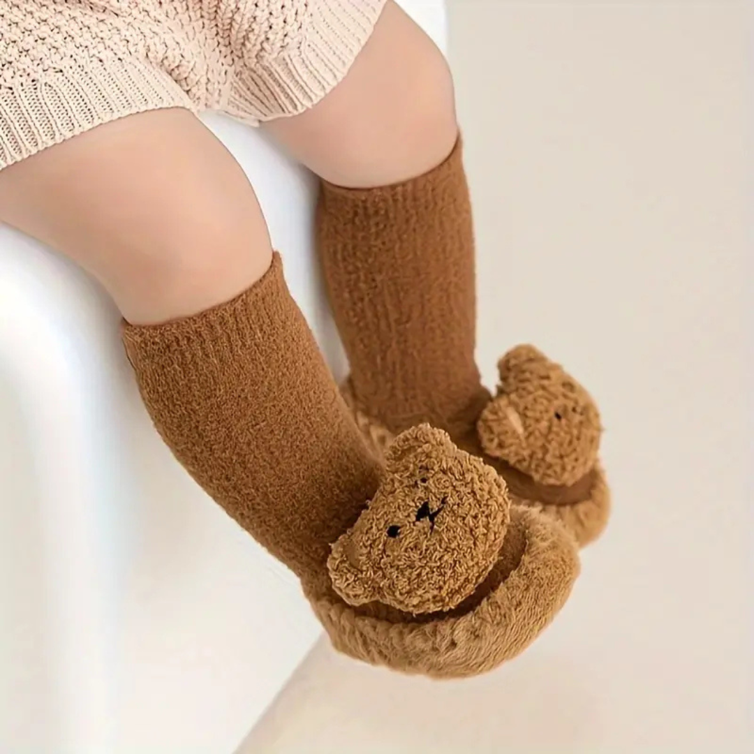 Børnesko sokker med bjørne – CozyBear