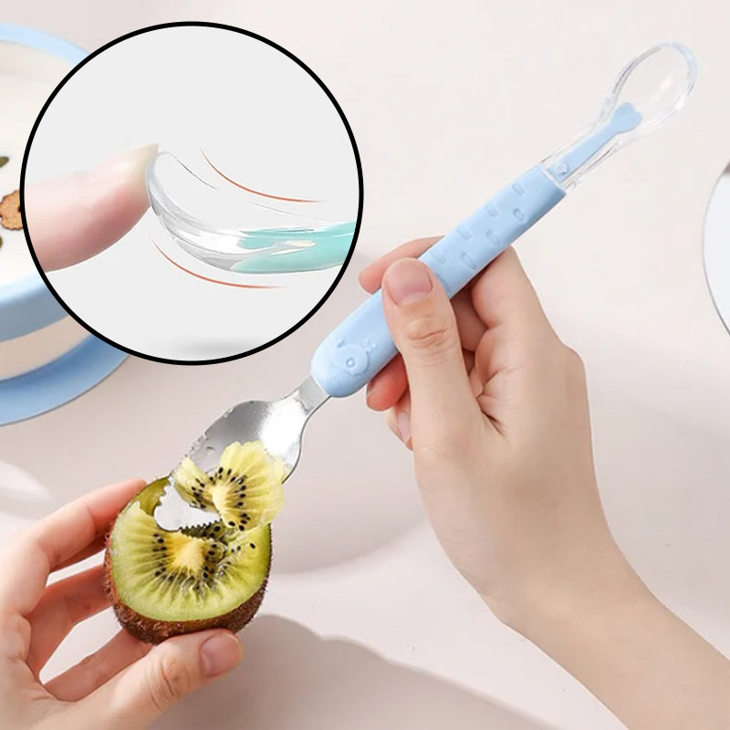 2-i-1 Silikone Babyske - TinyTasties
