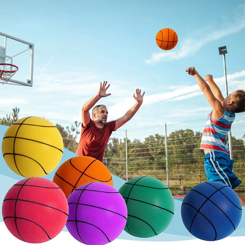 Lyddæmpet basketball lavet af PU-skum til børn – Silento