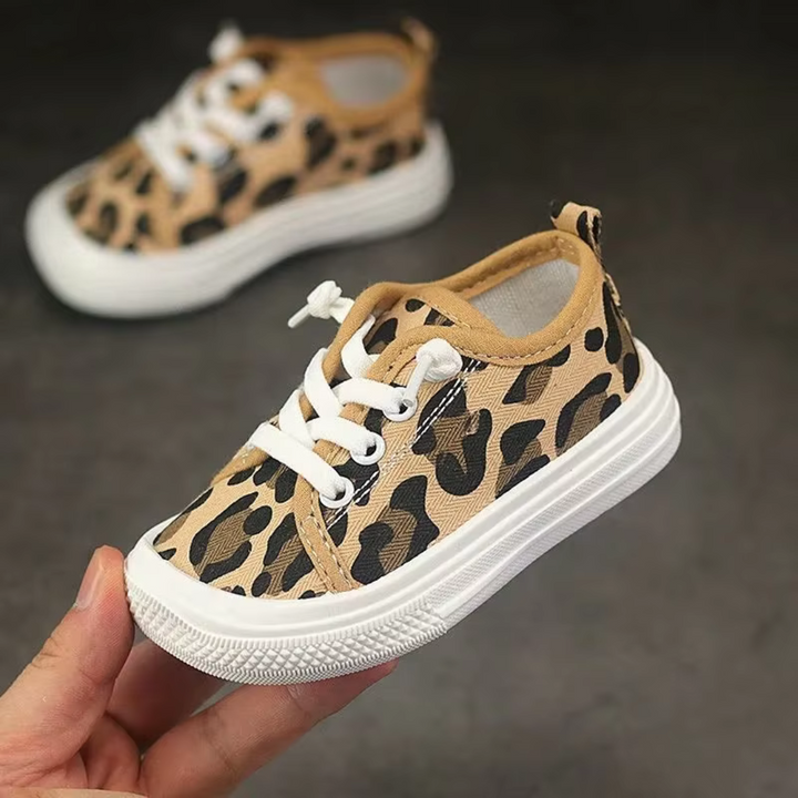 Børnesneakers med pantertryk – WildStep