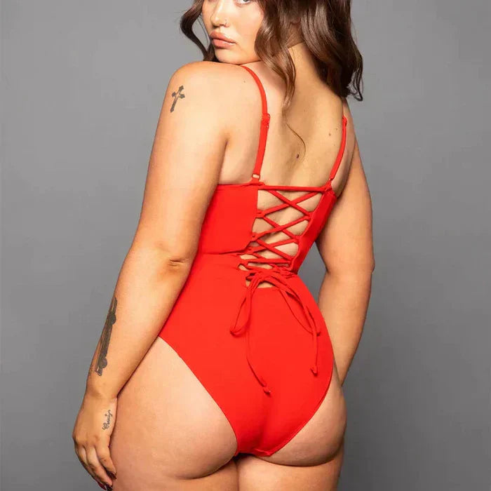 Formende badedragt med shaping-effekt – Samira