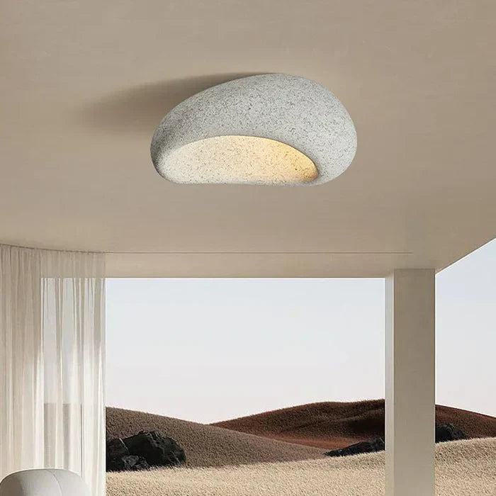 Naturlig Wabi Sabi loftlampe - SereneAura