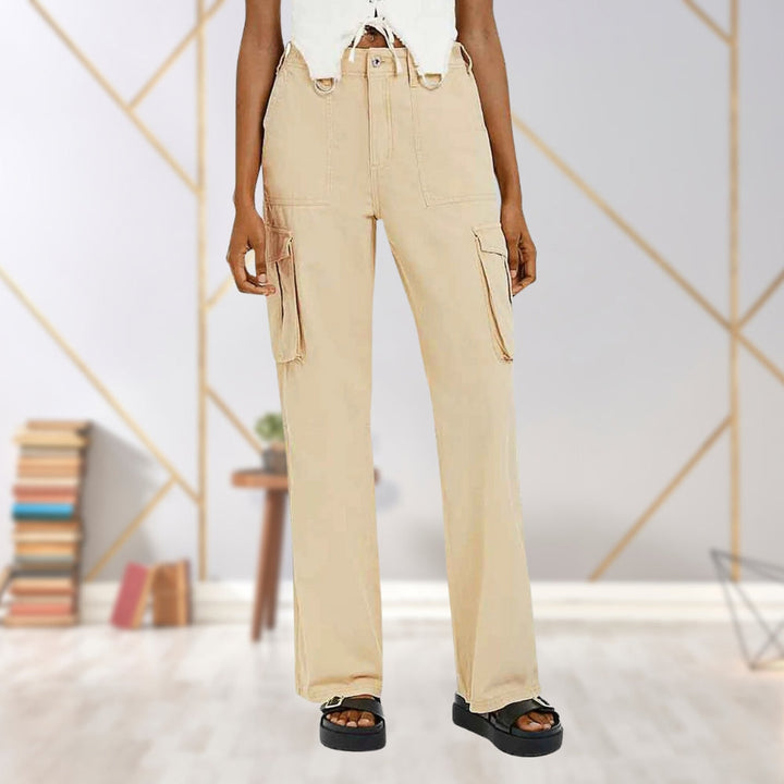 Slim-fit dame cargobukser - Maya