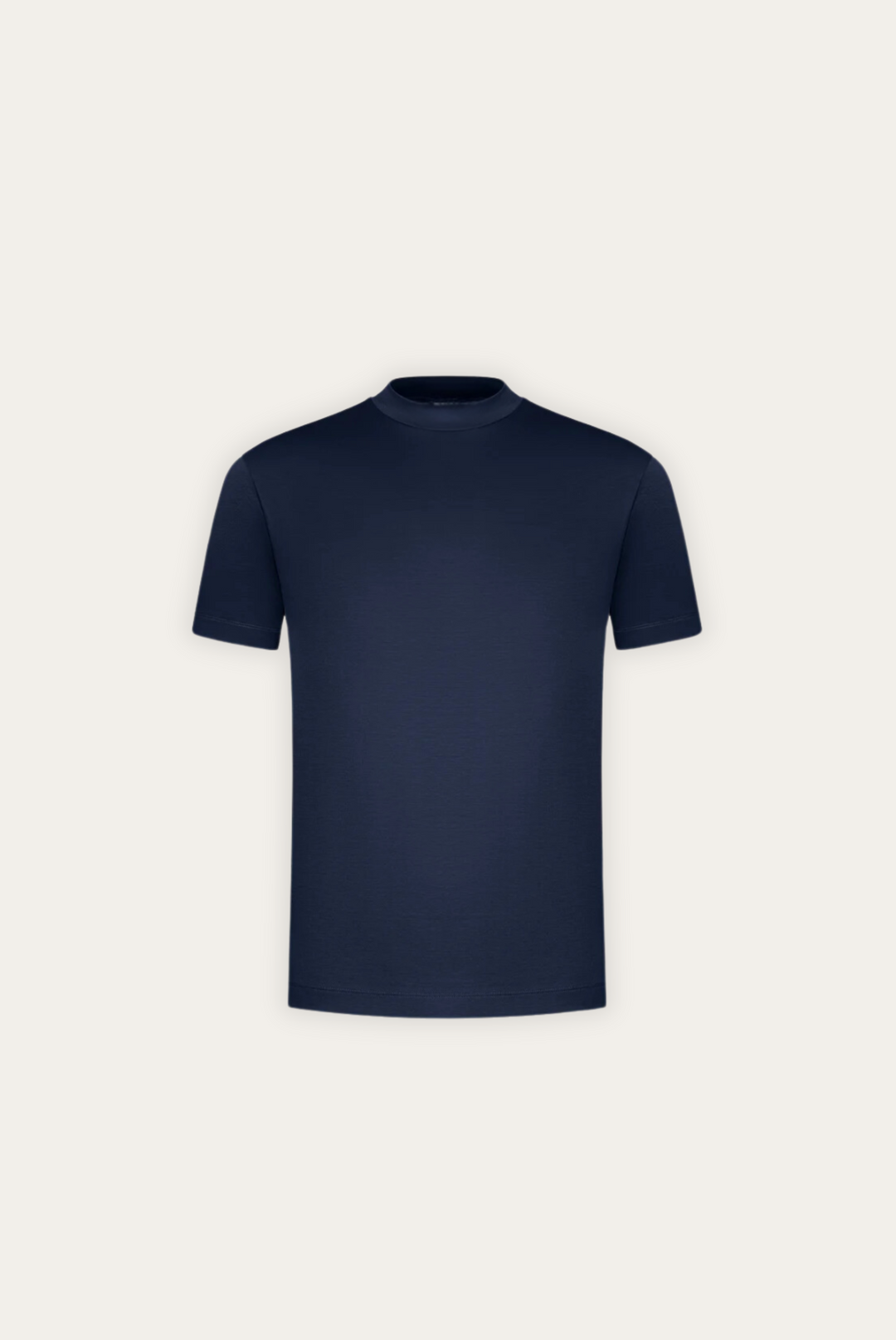 Stilfuld herre-T-shirt i merceriseret bomuld – Dario