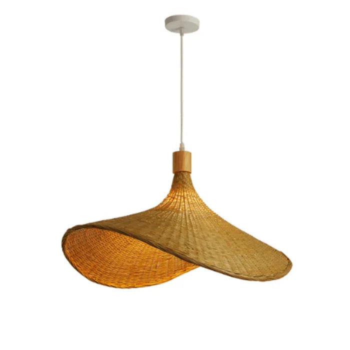 Rattan Hængelampe - RusticWeave