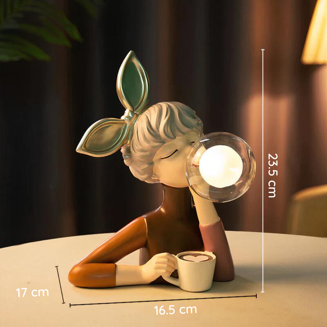 Håndlavet Bordlampe - CraftGlow