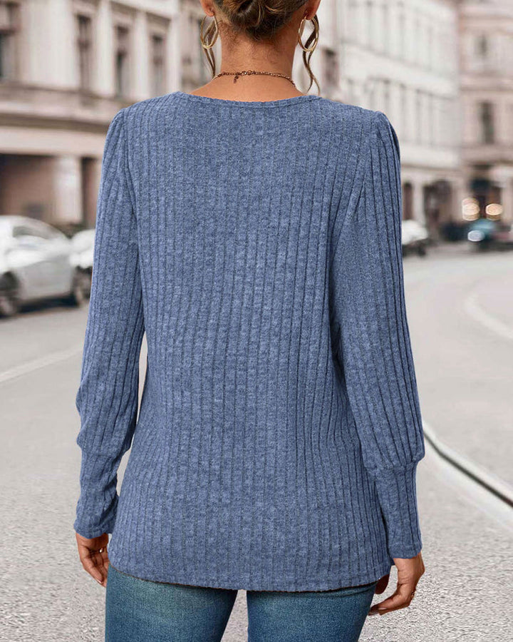 Striktop til damer med knapper – Mireille