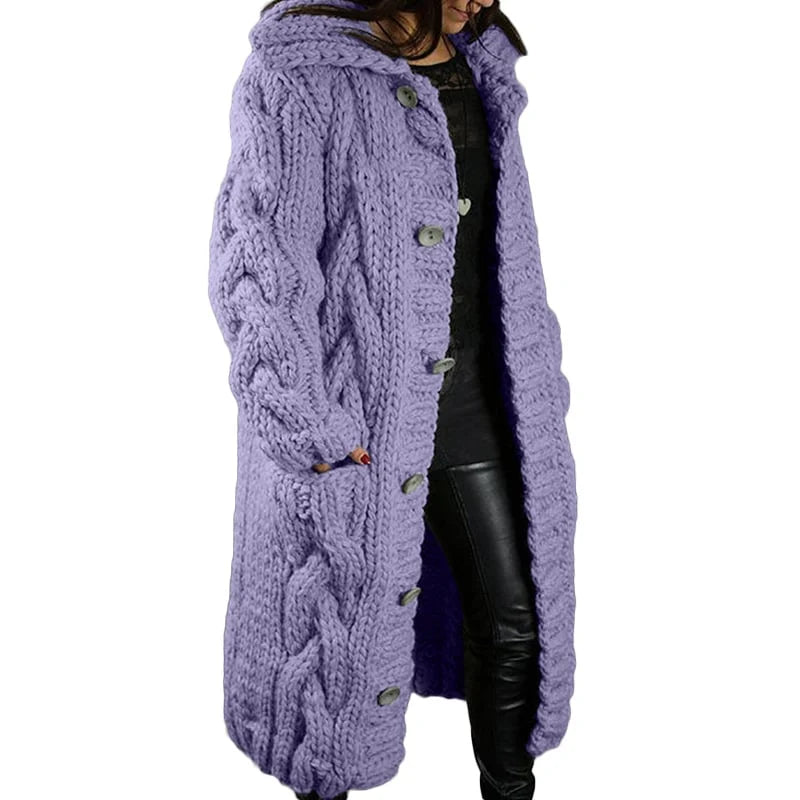 Komfortabel tykstrikket vest - Emma