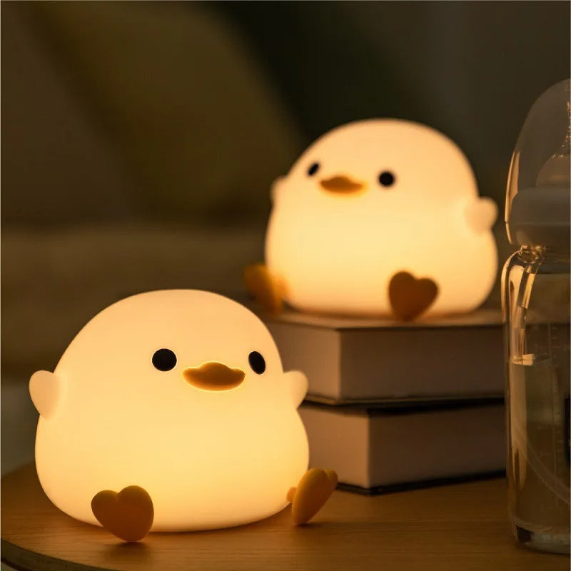 Natlampe med søde ænder - QuackGlow