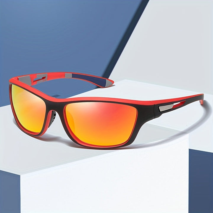 Sportsolbrille til herrer med polariserede linser og UV400-beskyttelse – Vayron