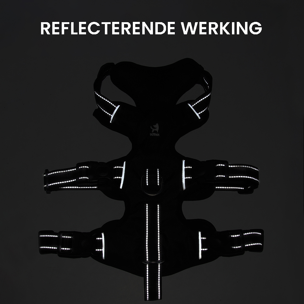 Reflekterende anti-trækhundesele - GripGuard