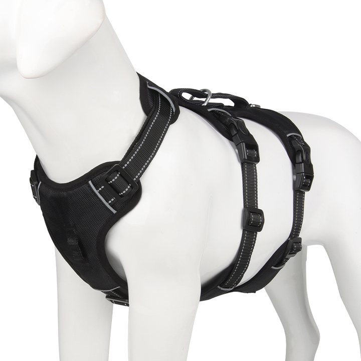 Reflekterende anti-trækhundesele - GripGuard