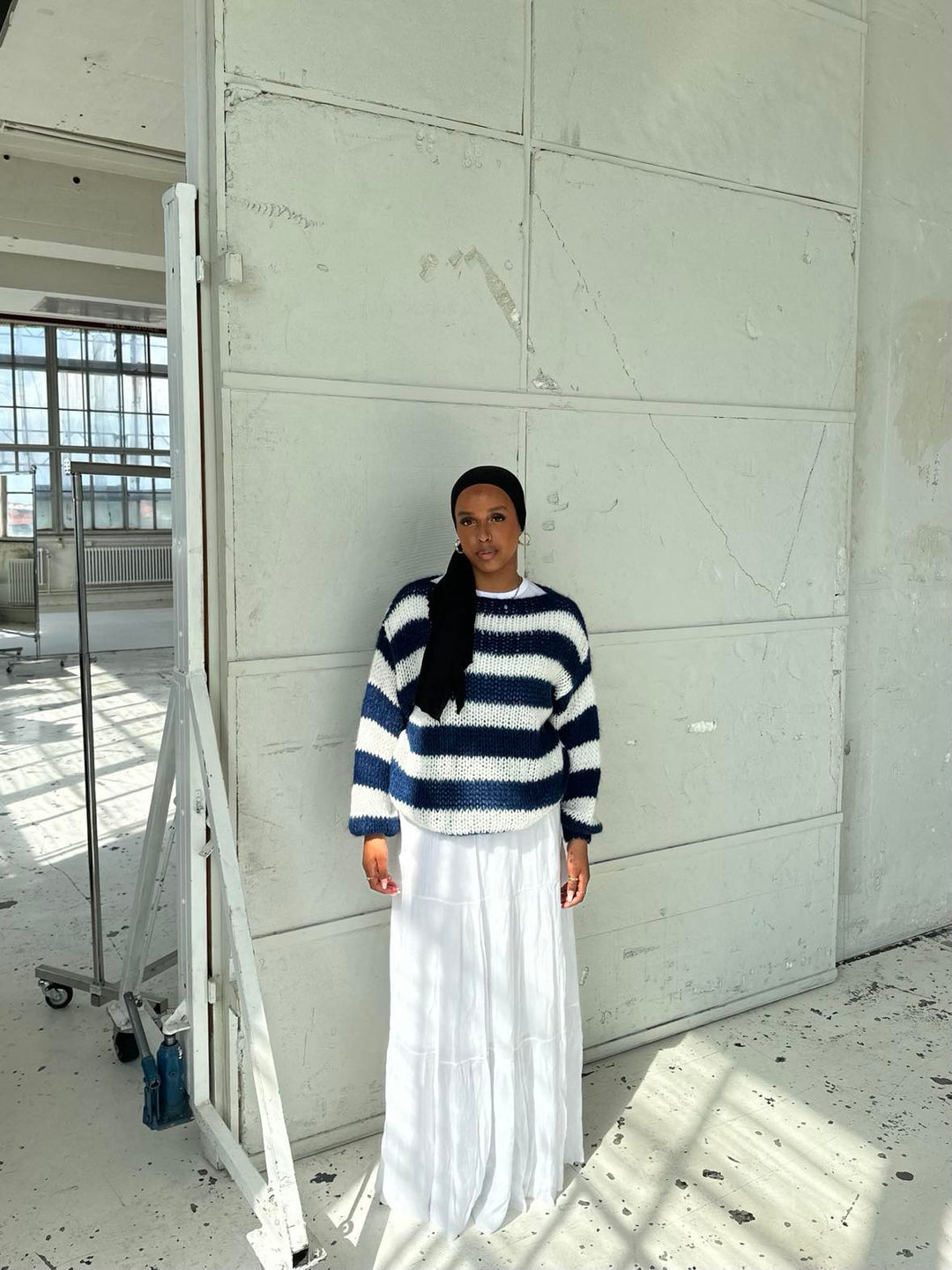 Trendy strikket damesweater - Aurelia