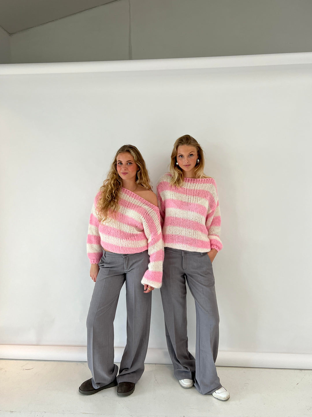 Trendy strikket damesweater - Aurelia