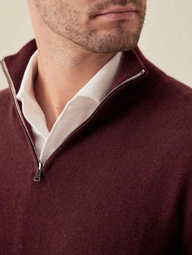Komfortabel Herre Zip-up Trøje - Lucas