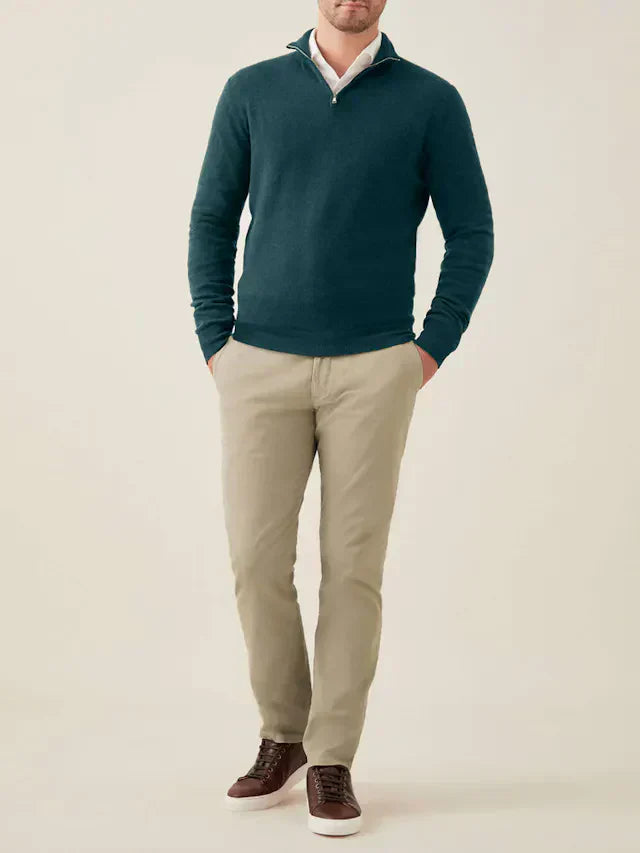 Komfortabel Herre Zip-up Trøje - Lucas