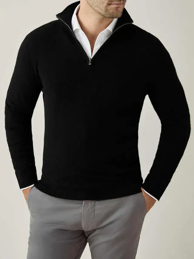 Komfortabel Herre Zip-up Trøje - Lucas
