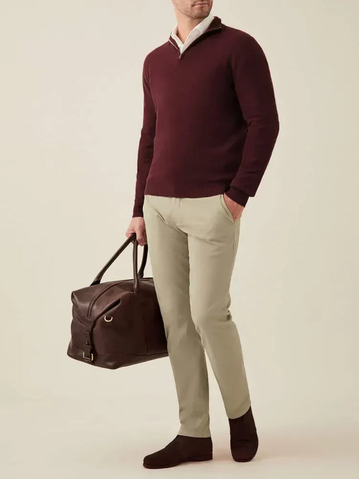 Komfortabel Herre Zip-up Trøje - Lucas