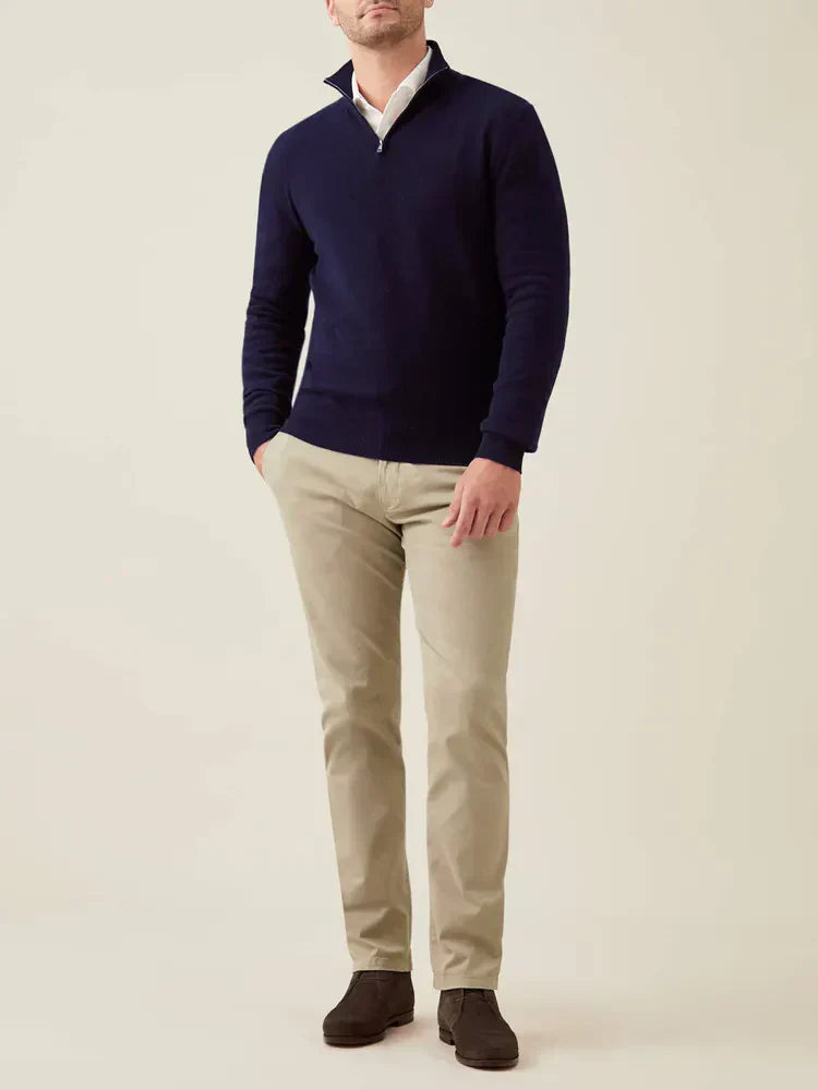 Komfortabel Herre Zip-up Trøje - Lucas