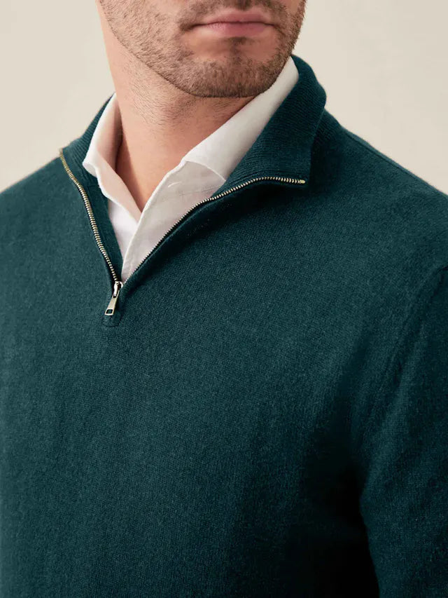 Komfortabel Herre Zip-up Trøje - Lucas
