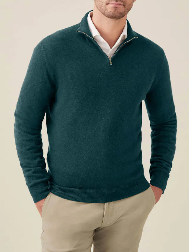 Komfortabel Herre Zip-up Trøje - Lucas