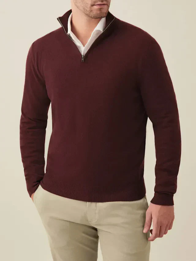 Komfortabel Herre Zip-up Trøje - Lucas