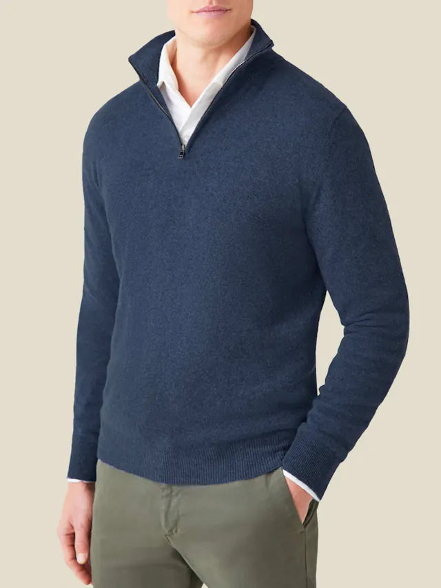 Komfortabel Herre Zip-up Trøje - Lucas