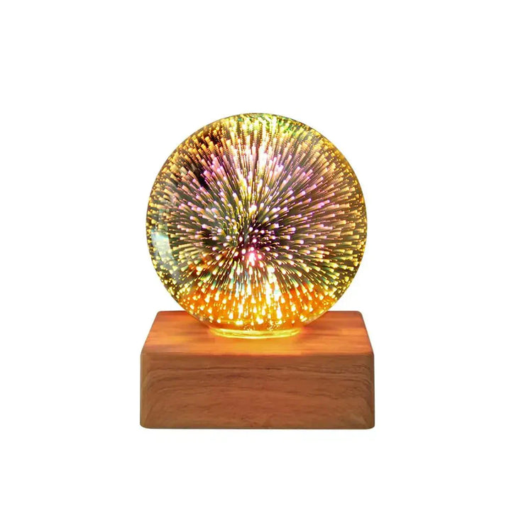 Krystalkuglelampe med 3D-fyrværkerieffekt - StarburstGlow